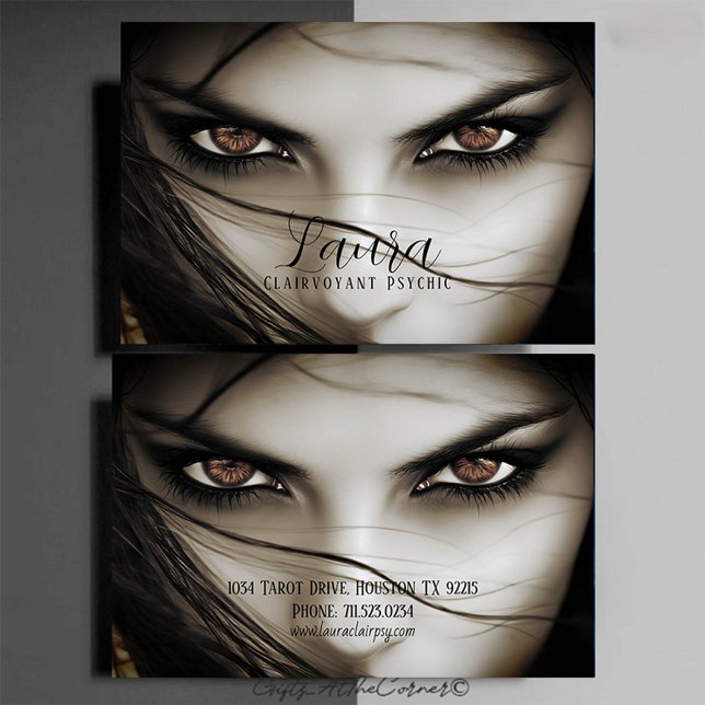 Clairvoyant Psychische Frau Visitenkarte (Von Creator hochgeladen)