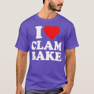 Clam Bake Liebe Herz Funny T-Shirt