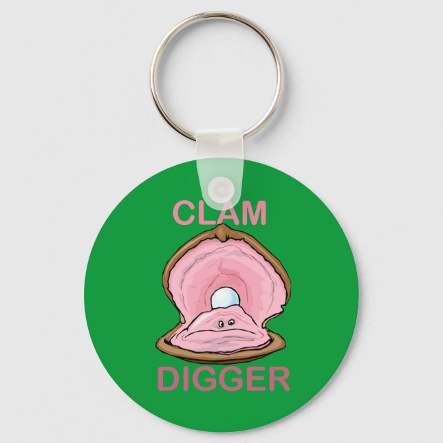 CLAM DIGGER SCHLÜSSELANHÄNGER (Vorderseite)