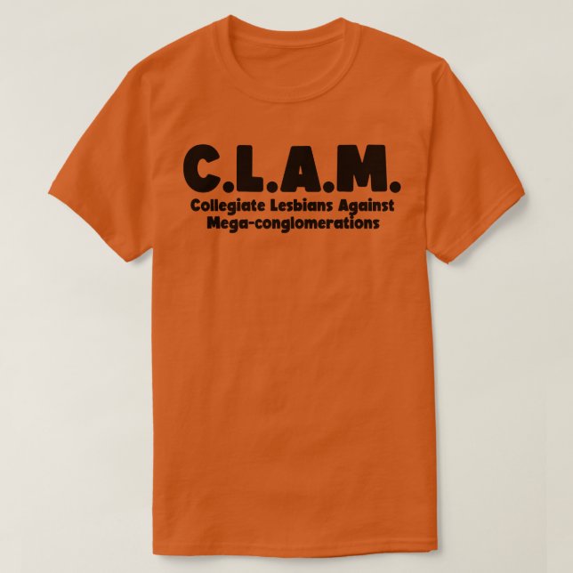 CLAM Protest T-Shirt (Design vorne)