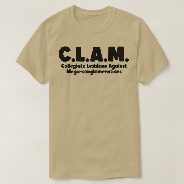 CLAM Protest T-Shirt (Design vorne)