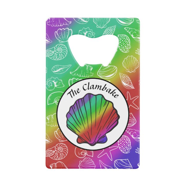 Clambake Arc-en-ciel Clam Motif de mollusques (Devant)