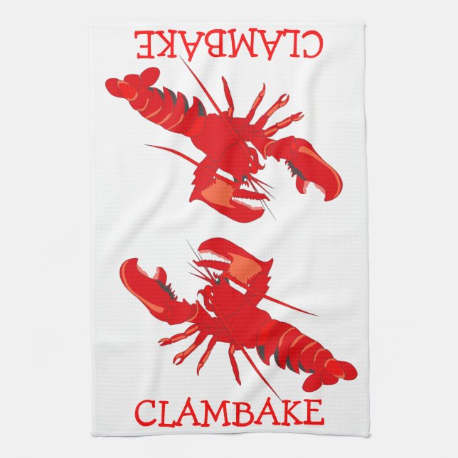Clambake Küchentuch (Vertikal)