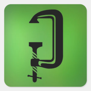 Clamp AH2010 Quadratischer Aufkleber