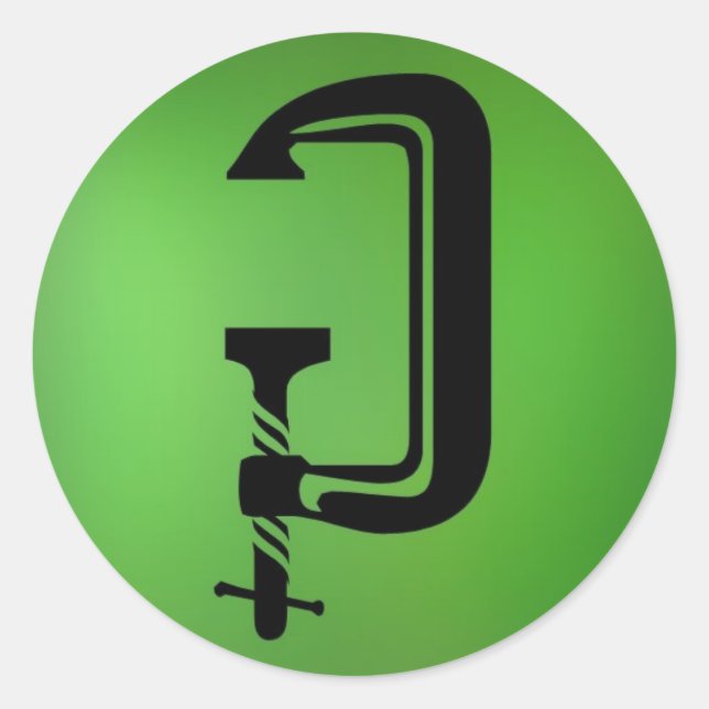 Clamp AH2010 Quadratischer Aufkleber (Vorderseite)