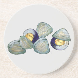Clams Clambake Rhode Island New England Meeresfrüc Getränkeuntersetzer
