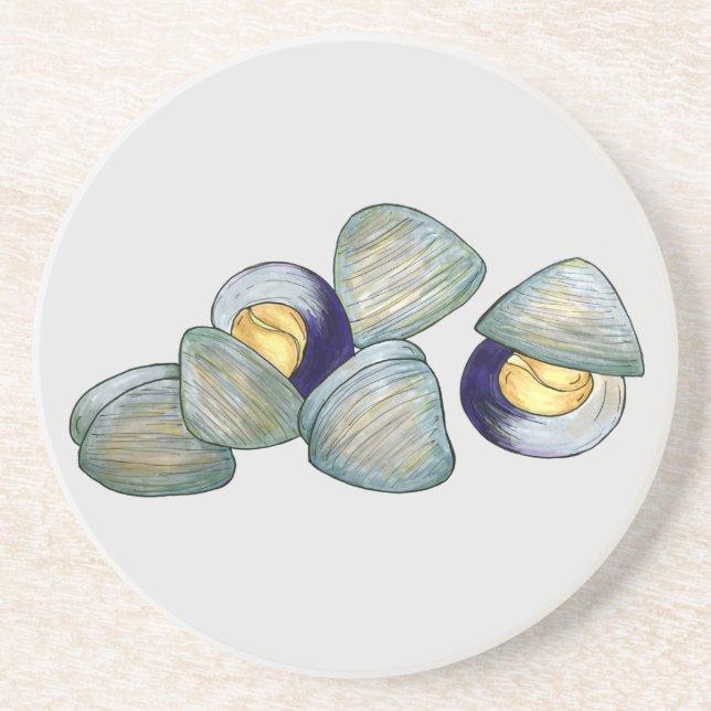 Clams Clambake Rhode Island New England Meeresfrüc Getränkeuntersetzer (Vorne)