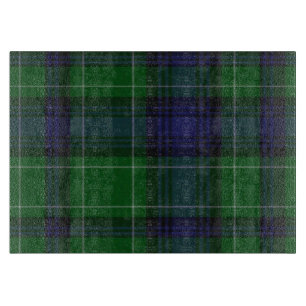 Clan Abercrombie Kariert Glass Cutting Board Schneidebrett
