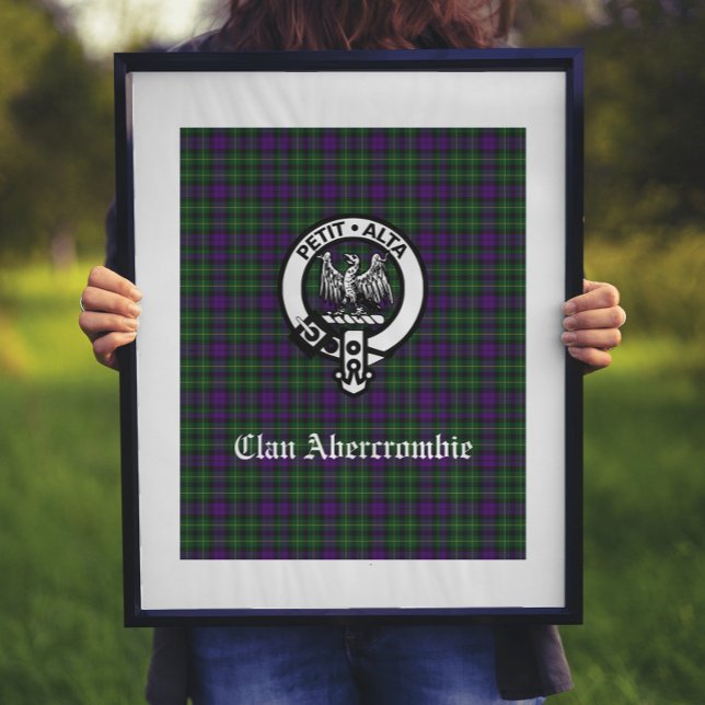 Clan Abercrombie Tartan & Wappen Poster (Von Creator hochgeladen)
