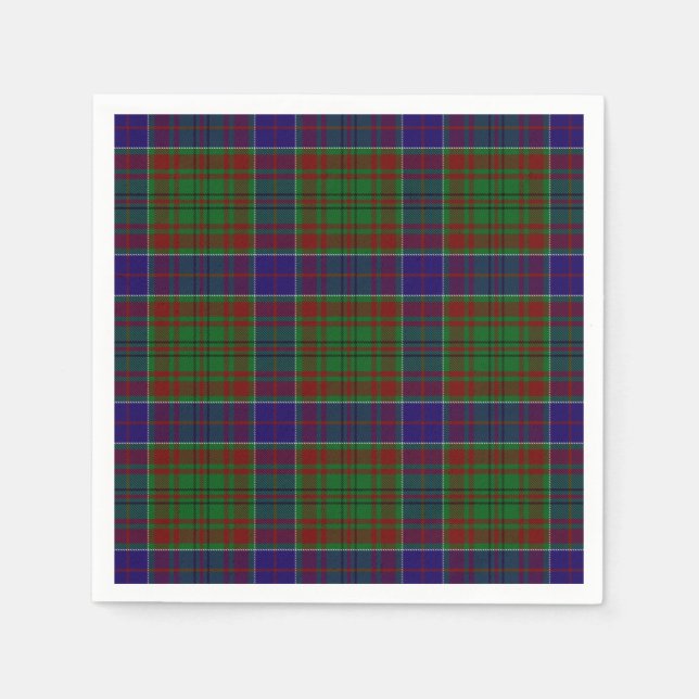 Clan Adams Tartan Serviette (Vorderseite)