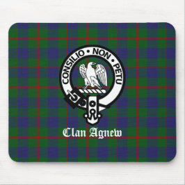 Clan Agnew Tartan Wappen benutzerdefinierbar Mousepad
