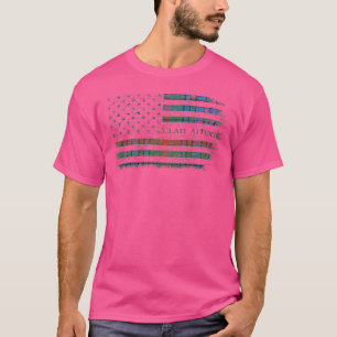 Clan Aiton schottischer Tartan US-Flagge Kilt Scho T-Shirt