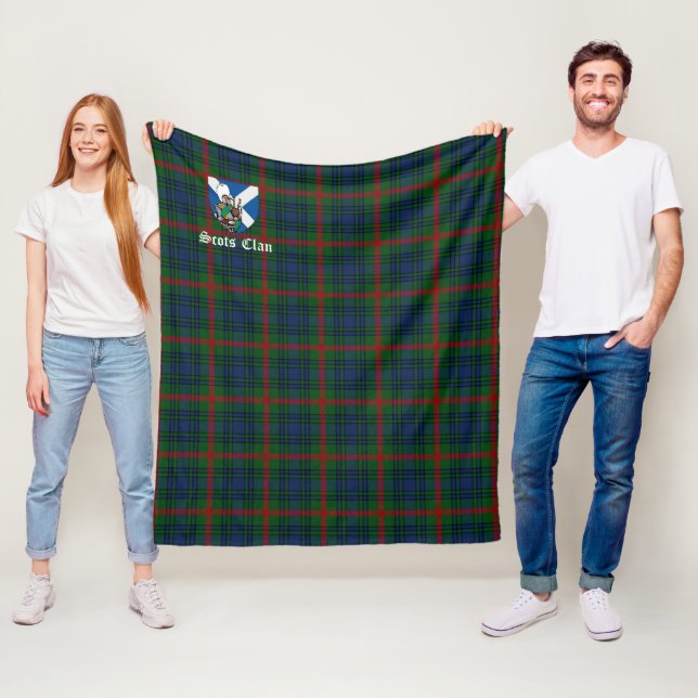 Clan Aiton Tartan Kariert Fleecedecke (Beispiel)
