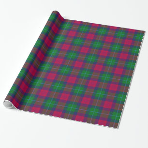 Clan Akins Tartan-kariertes Muster Geschenkpapier