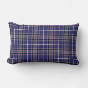 Clan Alexander Tartan Blue und Lila Kariert Lendenkissen