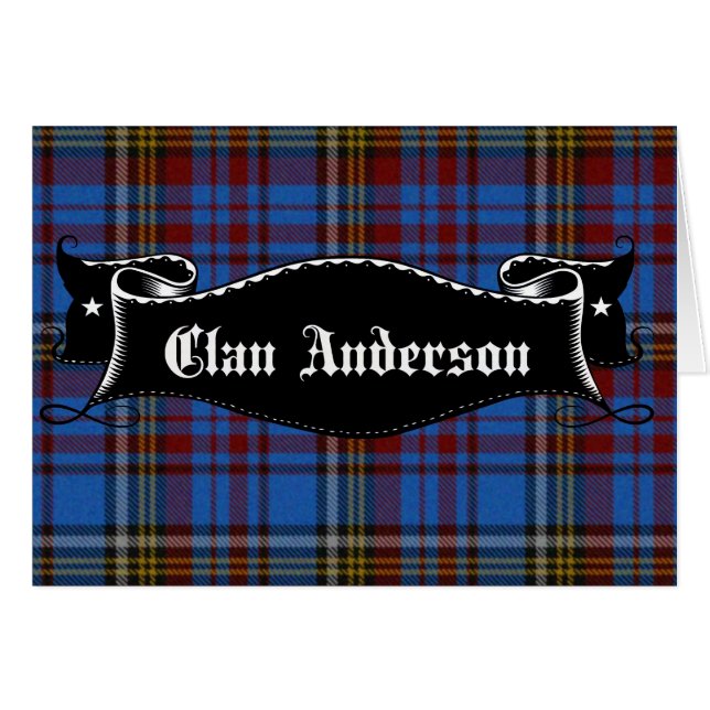 Clan Anderson Banner (Vorderseite (Horizontal))