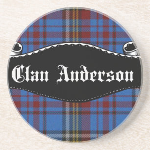 Clan Anderson Banner Sandstein Untersetzer