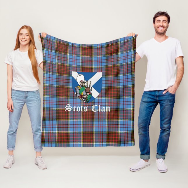 Clan Anderson Modern Tartan Kariert Fleecedecke (Beispiel)