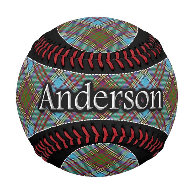 Clan Anderson Scottish Dream Tartan Baseball (Vorderseite)
