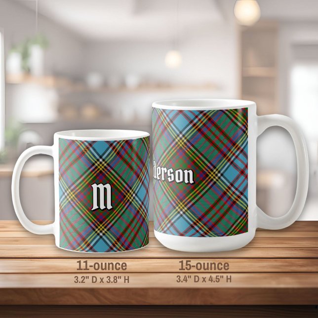 Clan Anderson Tartan Coffee Mug (Créateur téléchargé)