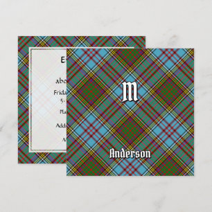 Clan Anderson Tartan Einladung
