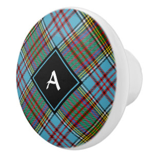 Clan Anderson Tartan Keramik Knob Keramikknauf
