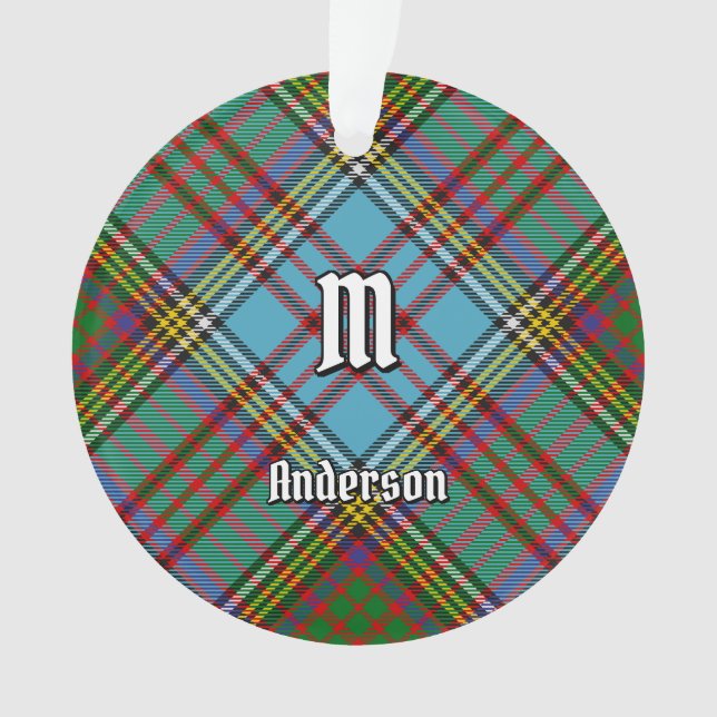 Clan Anderson Tartan Ornament (Vorderseite)