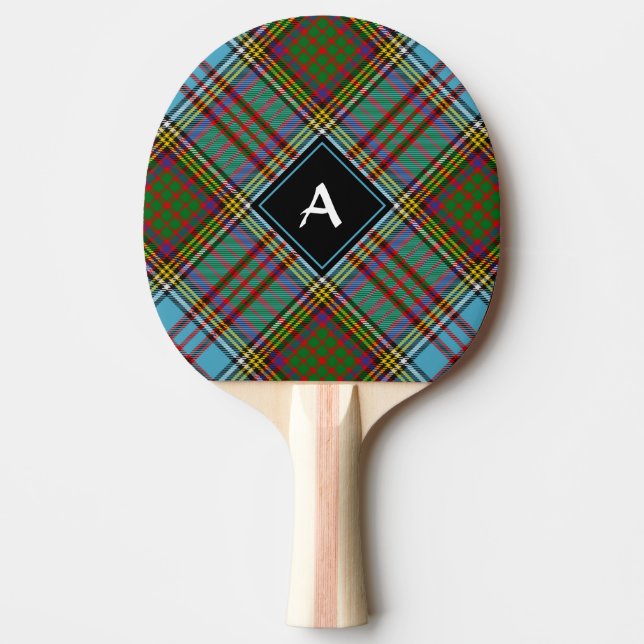 Clan Anderson Tartan Ping Pong Paddle Tischtennis Schläger (Vorderseite)