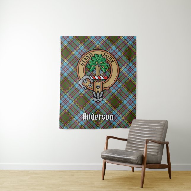 Clan Anderson Tartan Tapestry Wandteppich (Beispiel)