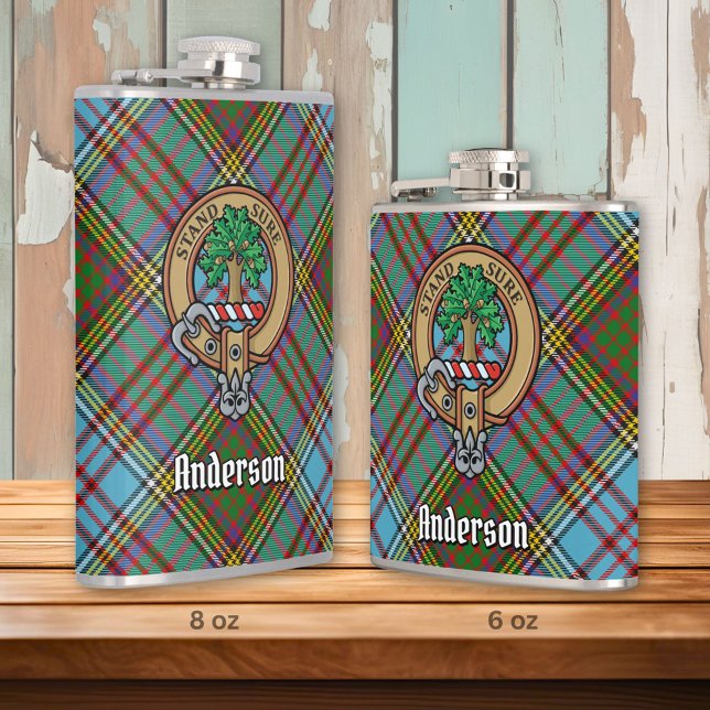 Clan Anderson Wappen Flask Flachmann (Von Creator hochgeladen)