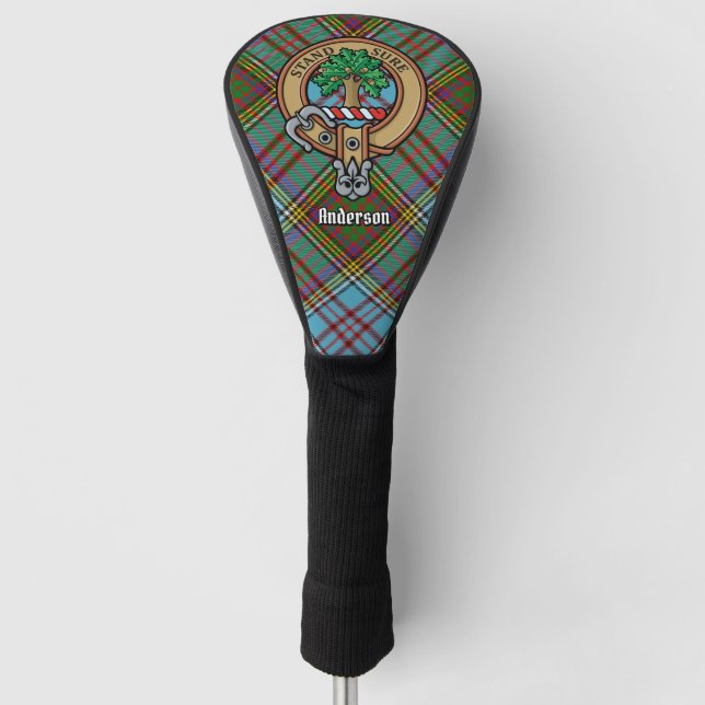 Clan Anderson Wappen Golf Head Cover Golf Headcover (Vorderseite)