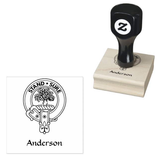 Clan Anderson Wappen Rubber Briefmarke Gummistempel (Stempel)