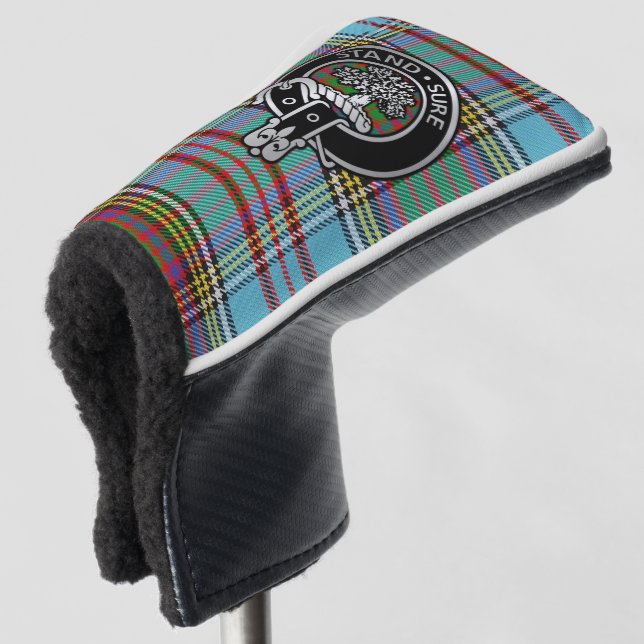 Clan Anderson Wappen & Tartan Golf Head Cover Golf Headcover (3/4 Vorderseite)