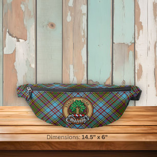 Clan Anderson Wappen über Tartan Bauchtasche