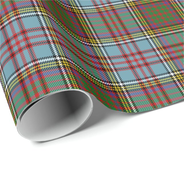 Clan-Andersontartan-kariertes Muster Geschenkpapier (Rolleneckpunkt)