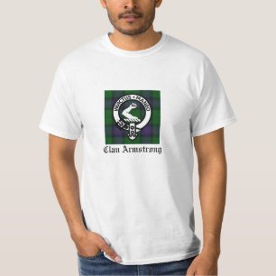 Clan Armstrong Family Crest & T-Shirt Tartan