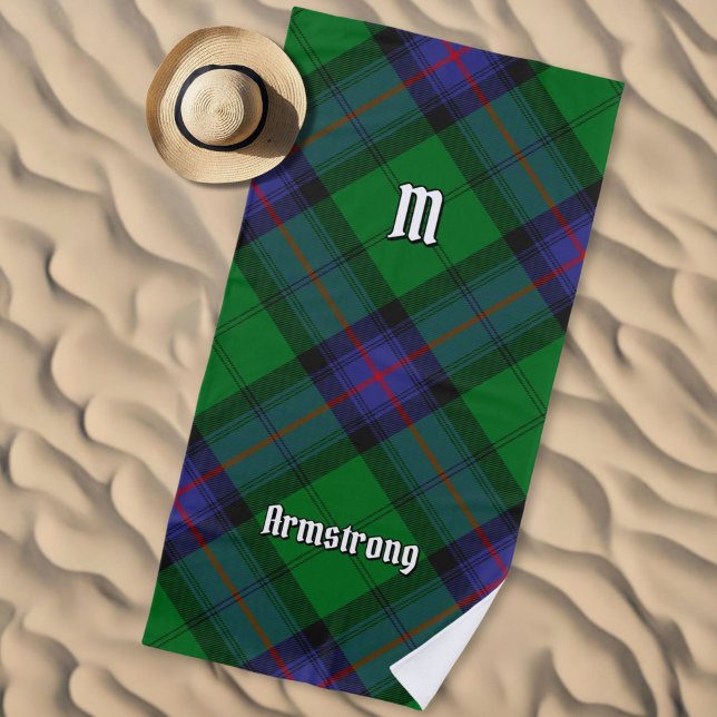 Clan Armstrong Tartan Beach Towel Strandtuch (Von Creator hochgeladen)