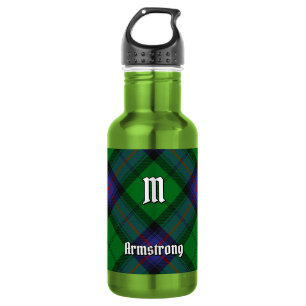Clan Armstrong Tartan Edelstahl-Wasserflasche Edelstahlflasche