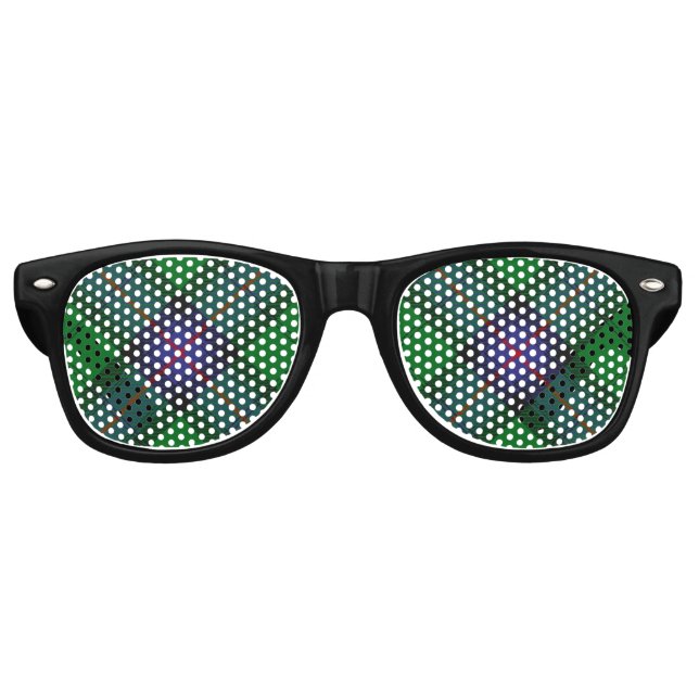 Clan Armstrong Tartan Retro Lunettes de soleil (Devant)