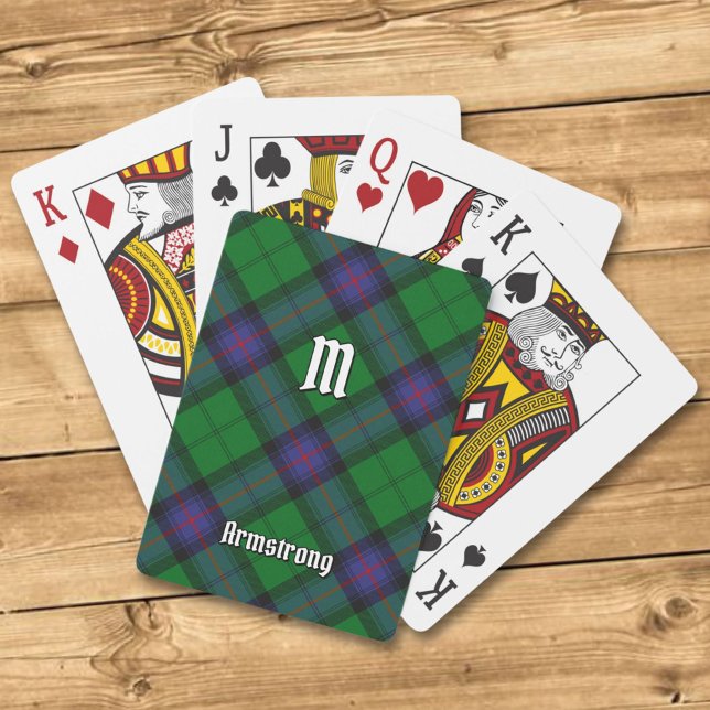 Clan Armstrong Tartan Spielkarten (Von Creator hochgeladen)