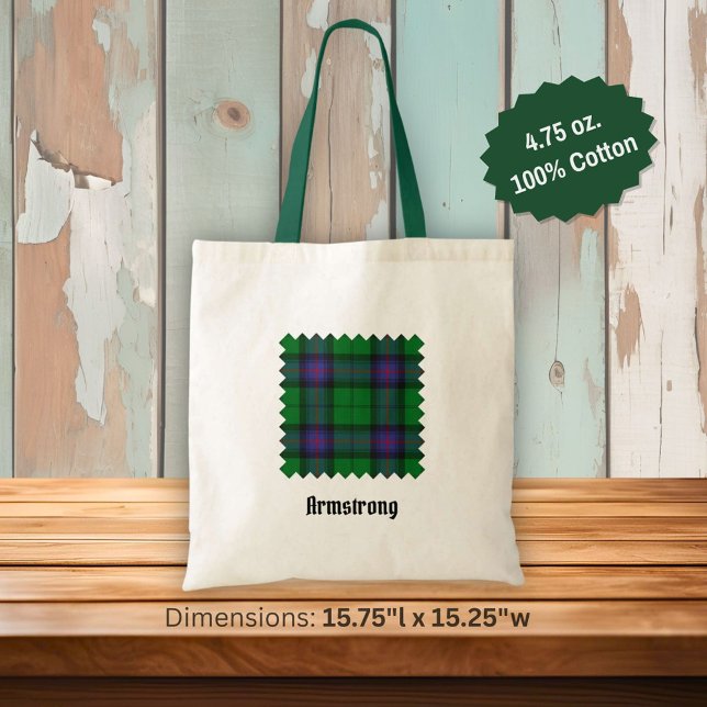 Clan Armstrong Tartan Tote Bag Tragetasche (Von Creator hochgeladen)