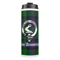 Clan Armstrong Tartan & Wappen Abzeichen