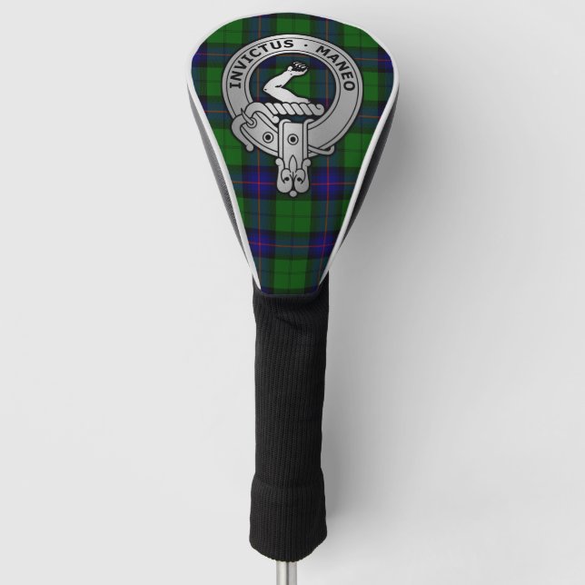 Clan Armstrong Tartan Wappen Golf Headcover (Vorderseite)