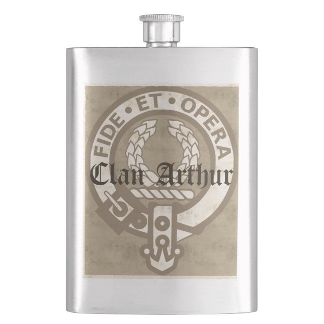 Clan Arthur Antique Flachmann (Vorderseite)