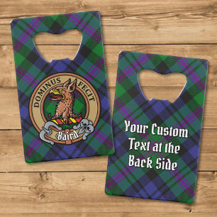 Clan Baird Crest sur Tartan