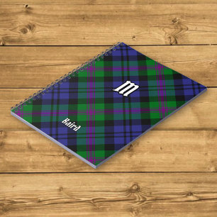 Clan Baird Tartan Notizblock