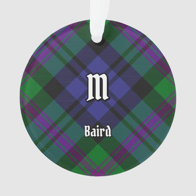 Clan Baird Tartan Ornament (Vorderseite)