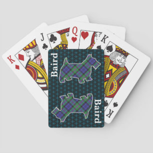 Clan Baird Tartan Scottish Terrier Edition Spielkarten