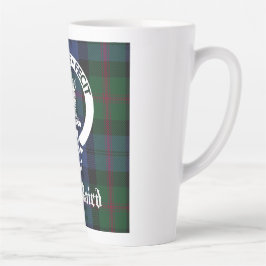 Clan Baird Wappen Abzeichen & Tartan Milchtasse