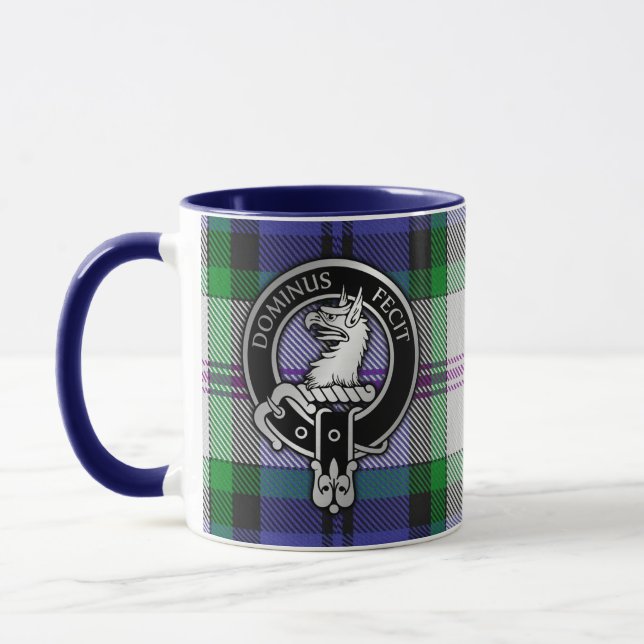Clan Baird Wappen & Dress Tartan Tasse (Links)